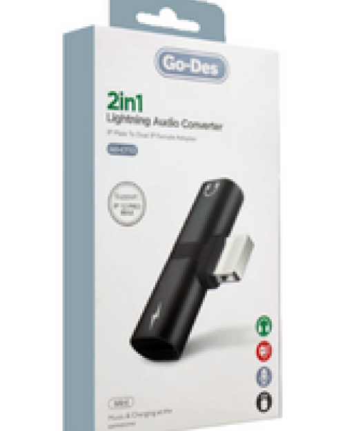 GO-DES- DUAL IPHONE CONVERTER 2-IN-1