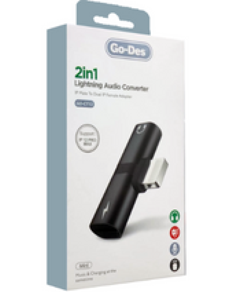 GO-DES- DUAL IPHONE CONVERTER 2-IN-1