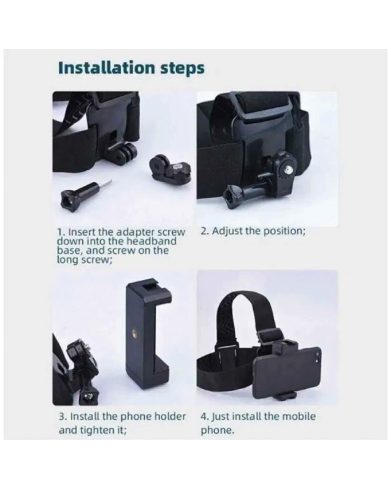 Earldom EH191 Head Strap Holder Mobile Phone Mount