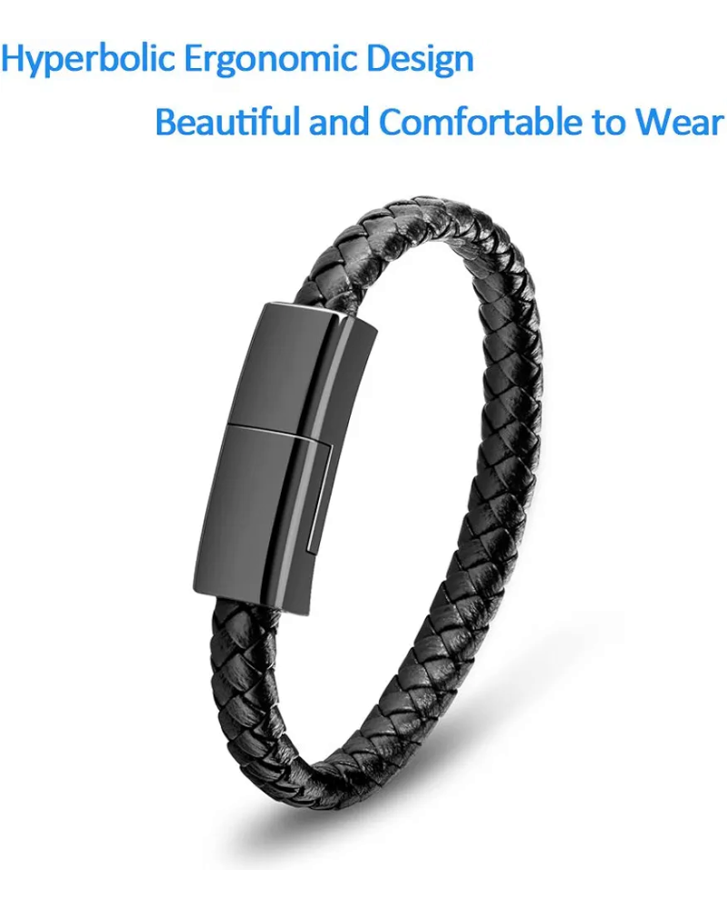 TE-DOS Wristband Portable Charging Cable