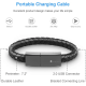 TE-DOS Wristband Portable Charging Cable