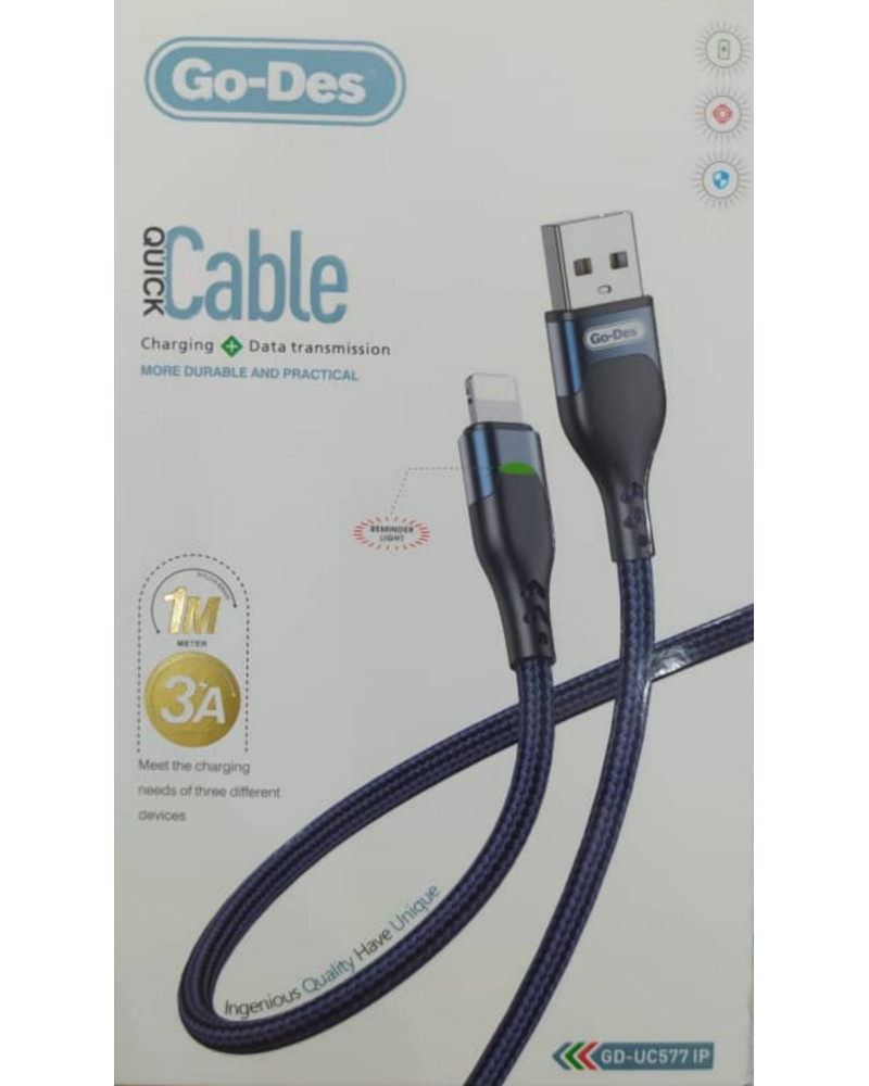 Go-Des Cable Charging Data transmission MORE DURABLE AND PRACTICAL