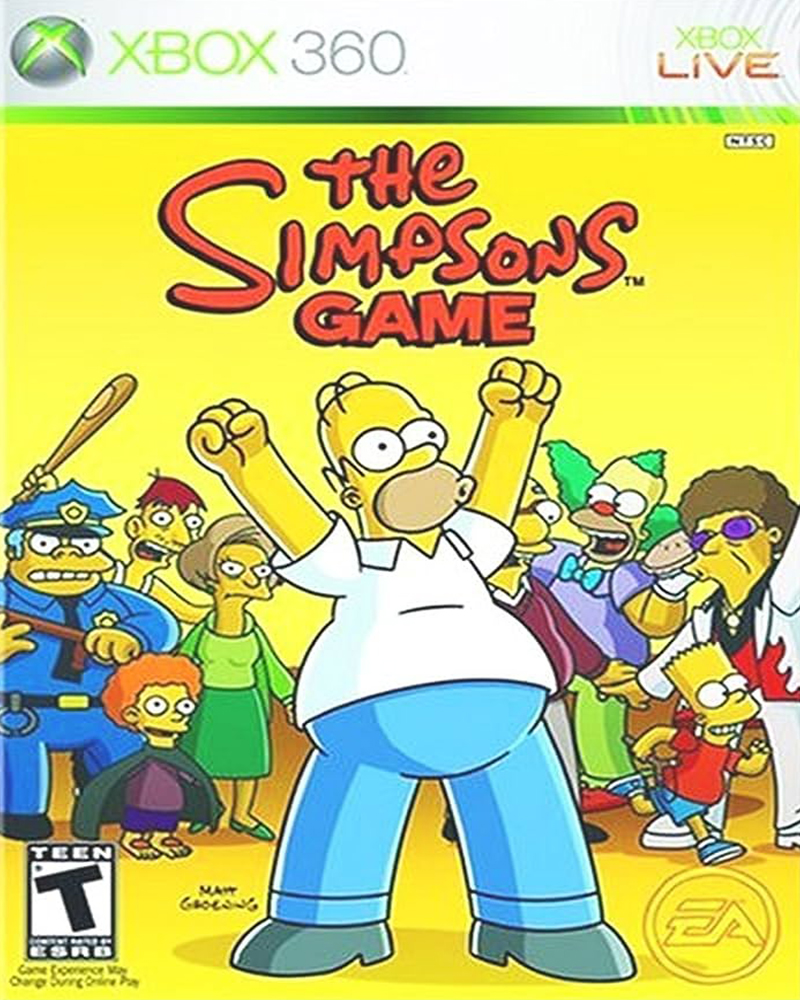 The SIMPSONS GAME Xbox 360