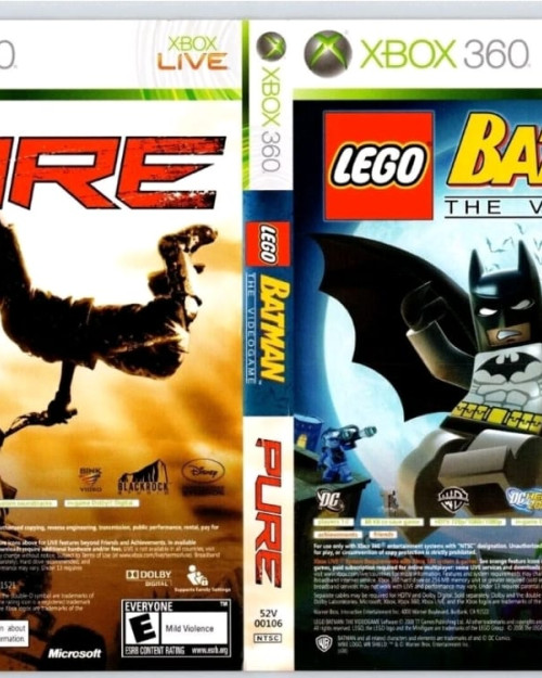   Lego Batman The Video Game and pure Xbox 360 Game