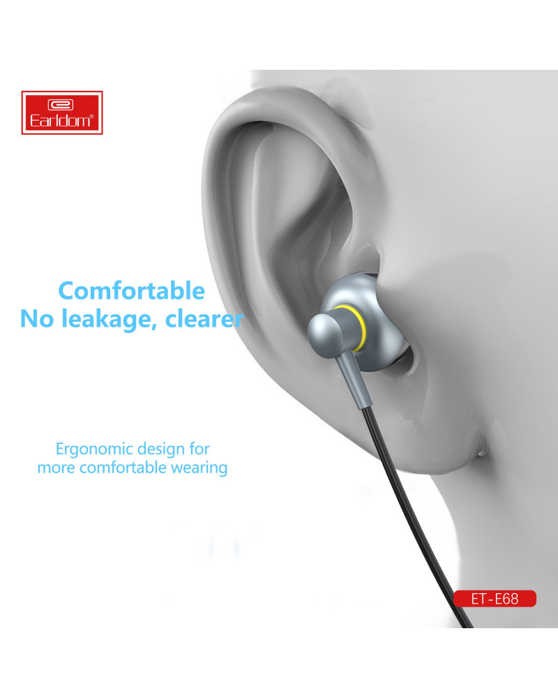 Earldom USB Type C Handsfree Earphone