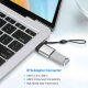 USB C to USB 3.0 OTG Adapter (2 Pack), USB-C to USB 3.0 Adapter with Lanyard Compatible with MacBook, Cell Phone and Type C Devices (Silver)