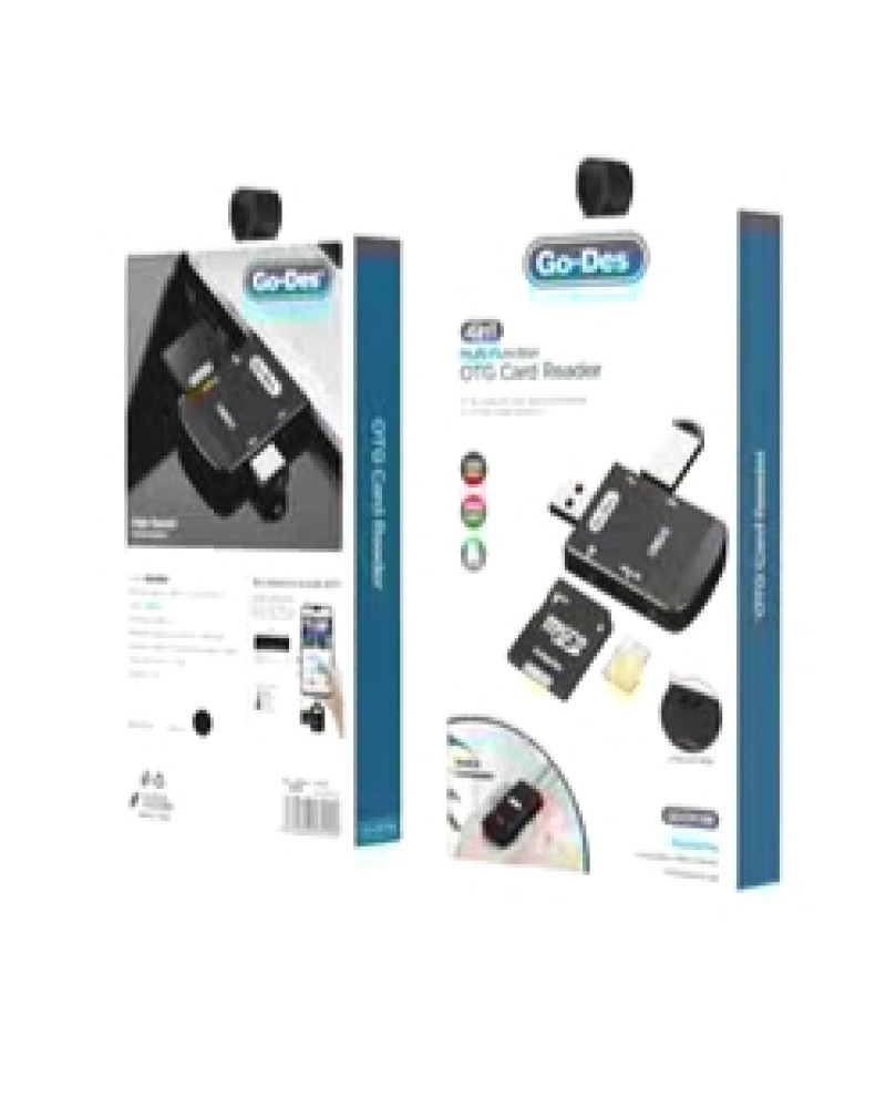 GO-DES 4in1 Mutifunction OTG Card Reader