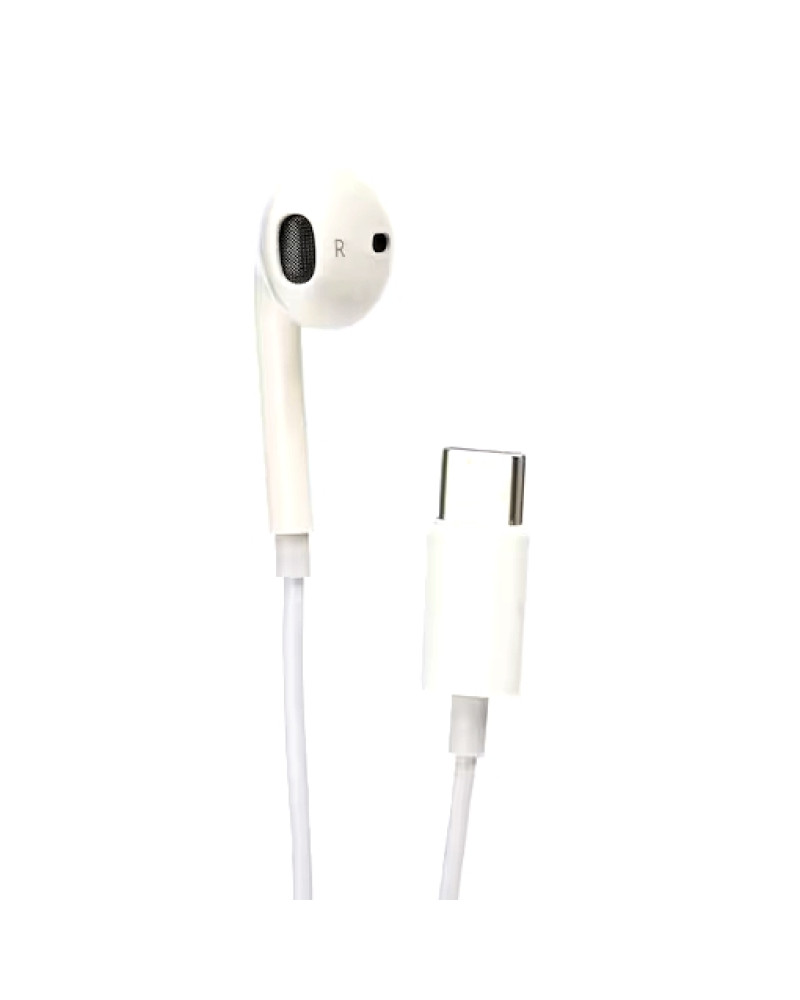 Go-Des Single Ear USB-C Earphone, White