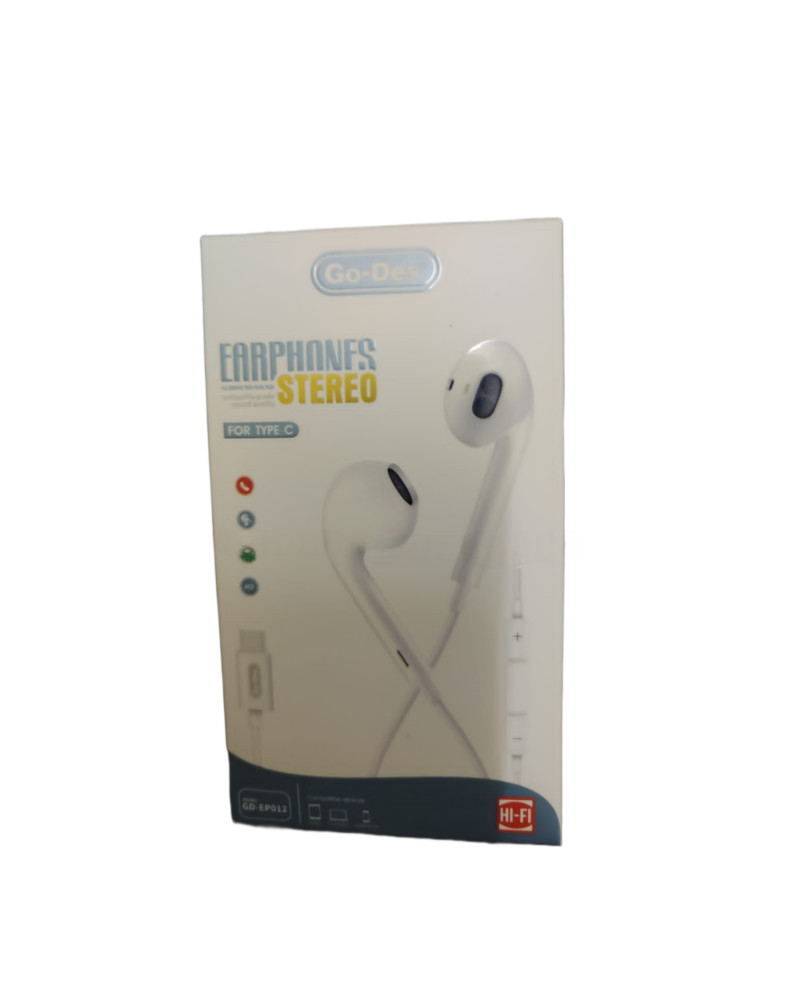 Go-Des EARPHONES STEREO FOR TYPE - C