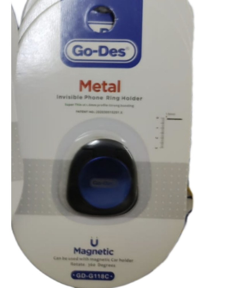 Go-Des Metal Invisible Phone Ring Holder