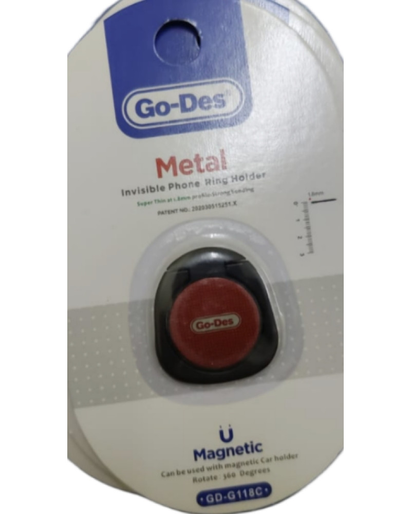 Go-Des Metal Invisible Phone Ring Holder