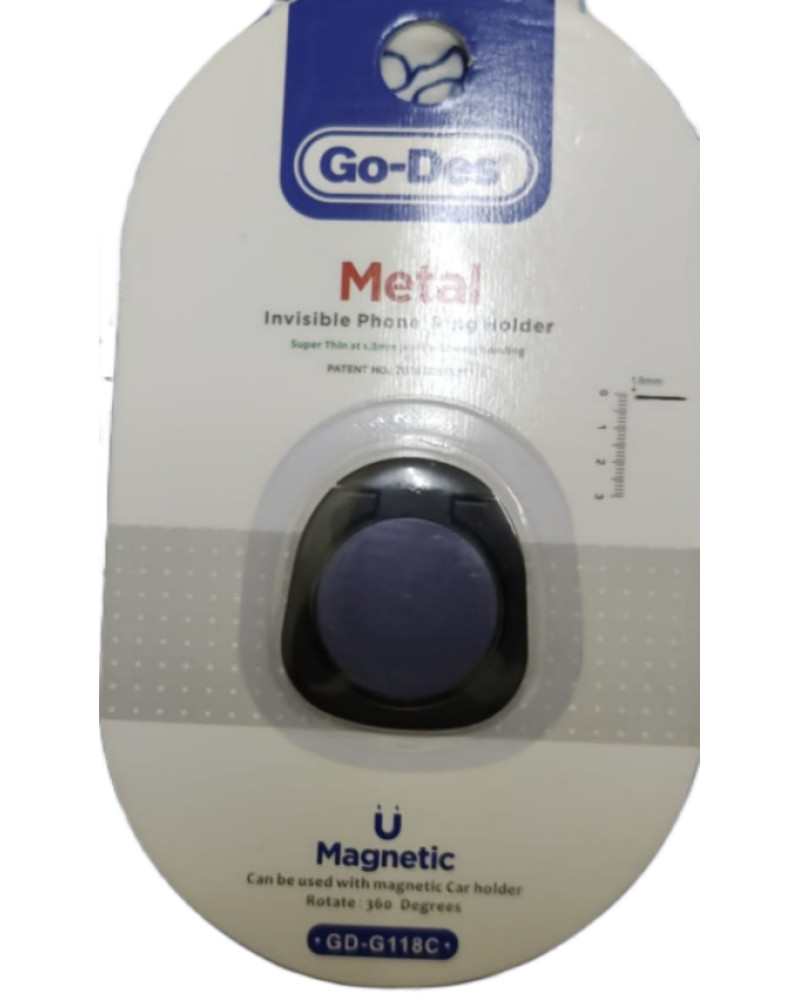 Go-Des Metal Invisible Phone Ring Holder