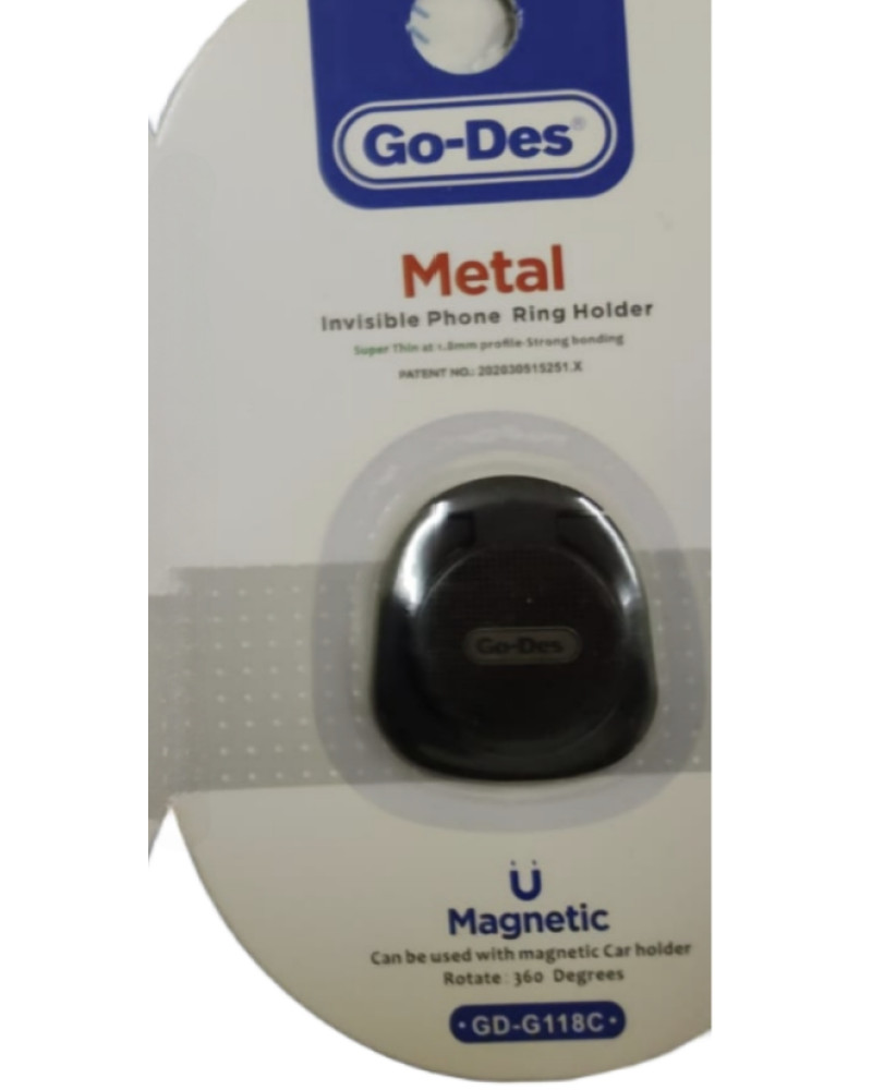 Go-Des Metal Invisible Phone Ring Holder