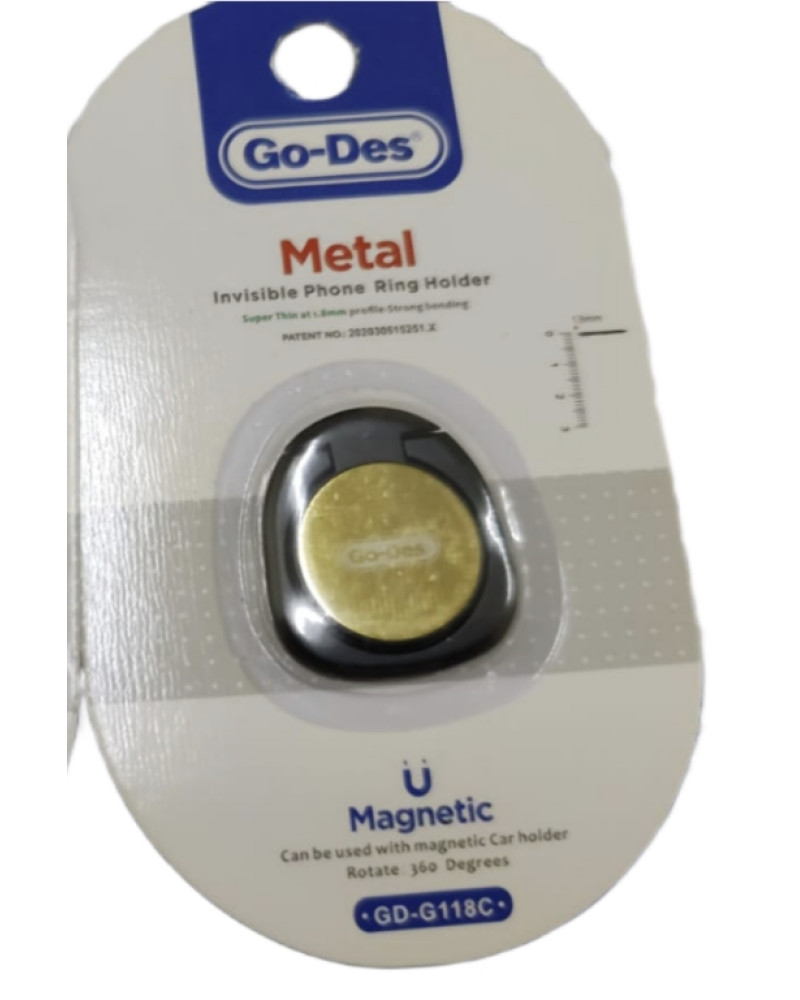 Go-Des Metal Invisible Phone Ring Holder