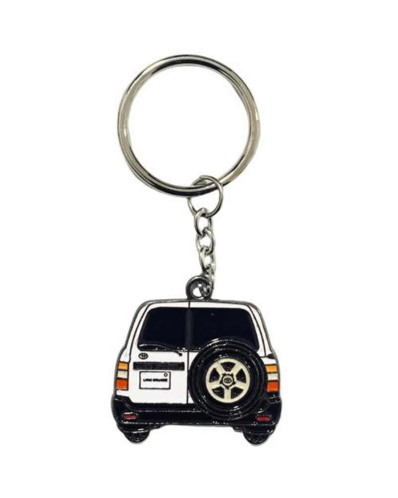 Logo Land Cruiser Keychain - White