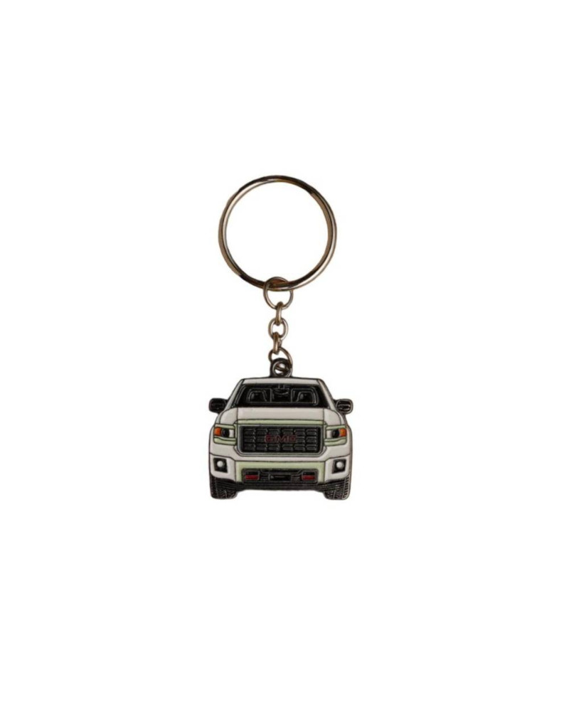 Logo GMC Keychain - White