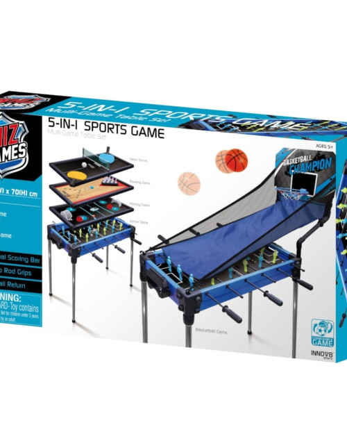 Hostfull 5 في 1 مجموعة طاولة ألعاب متعددة